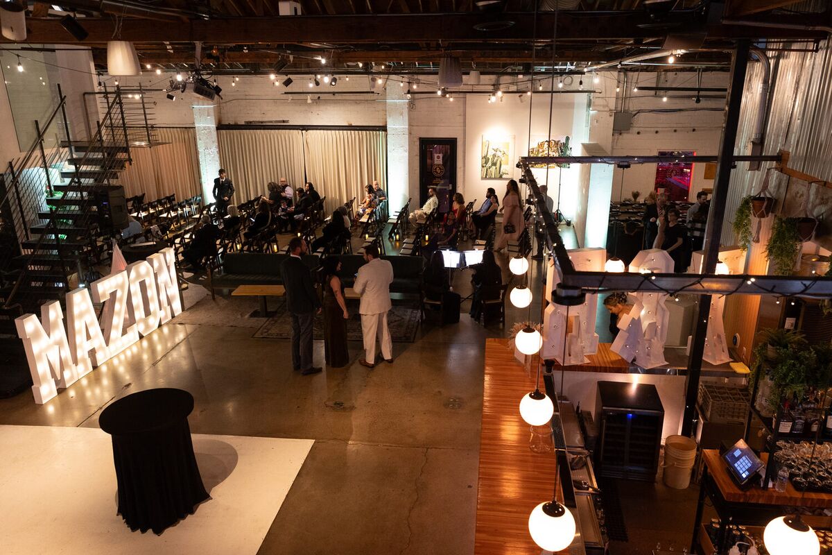Corporate and private event reception coordinated by Mazon Signature Services in Arizona