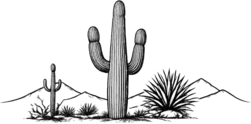 Mazon Signature Services saguaro cactus logo mark